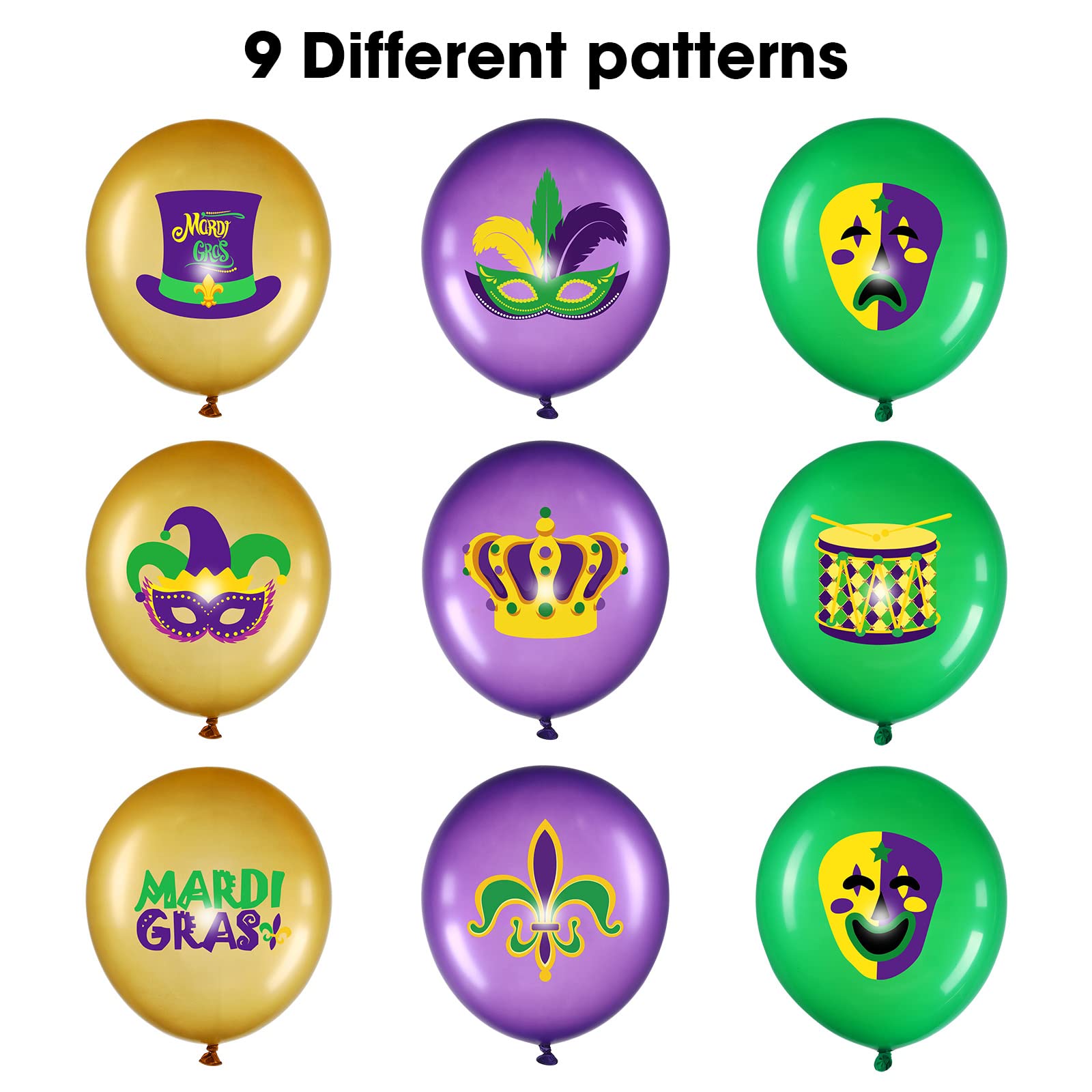 Mardi Gras Balloons