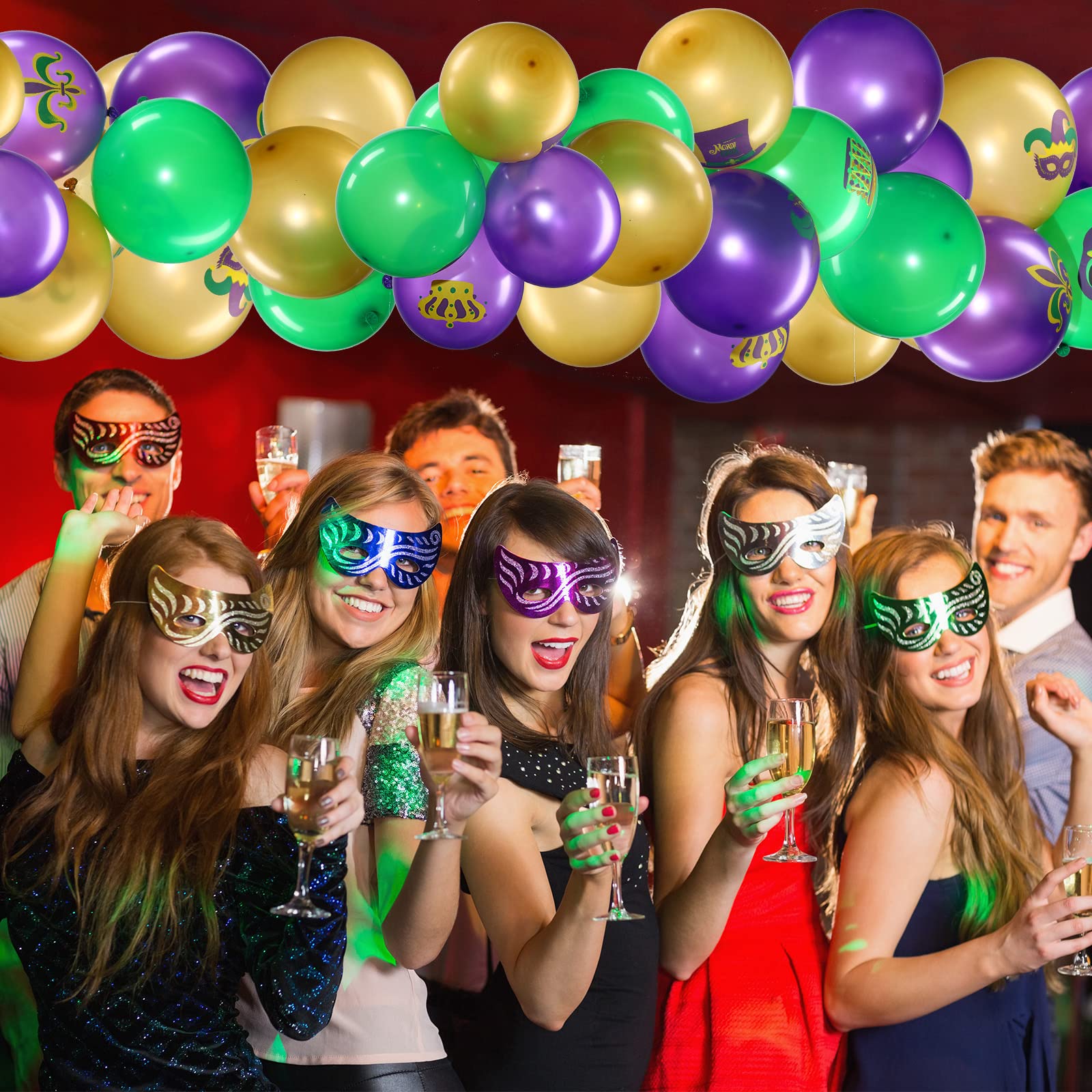 Mardi Gras Balloons