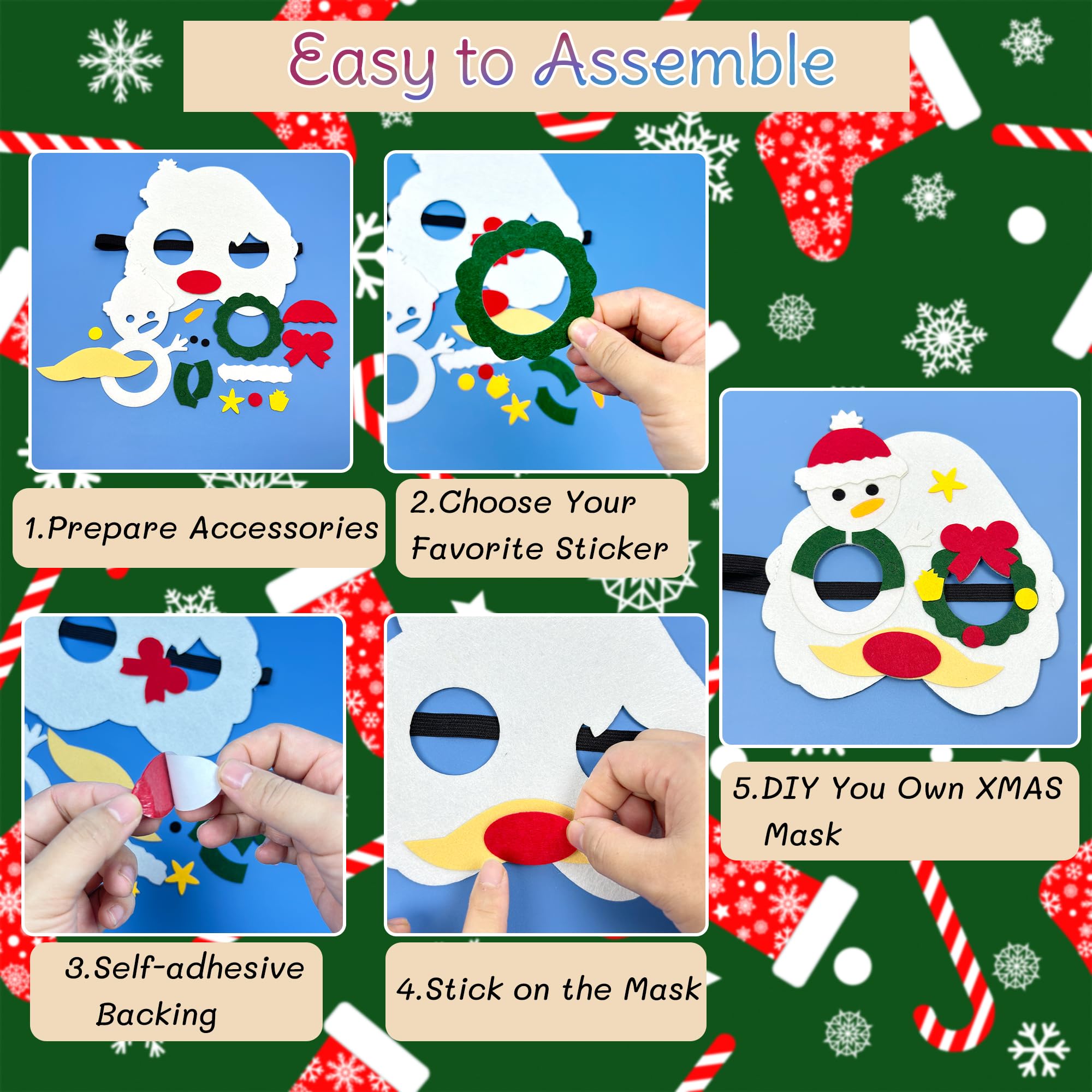 Masquerade Christmas Masks