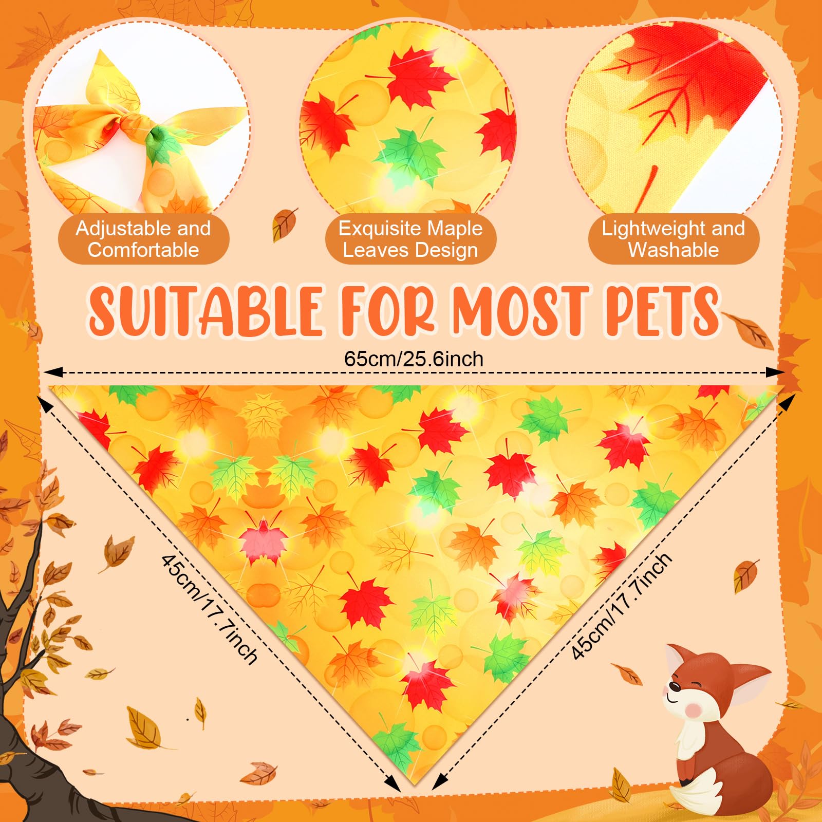 Thanksgiving Dog Bandana