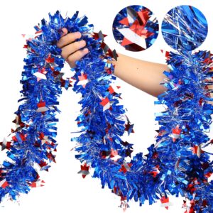 Tinsel Garland Blue