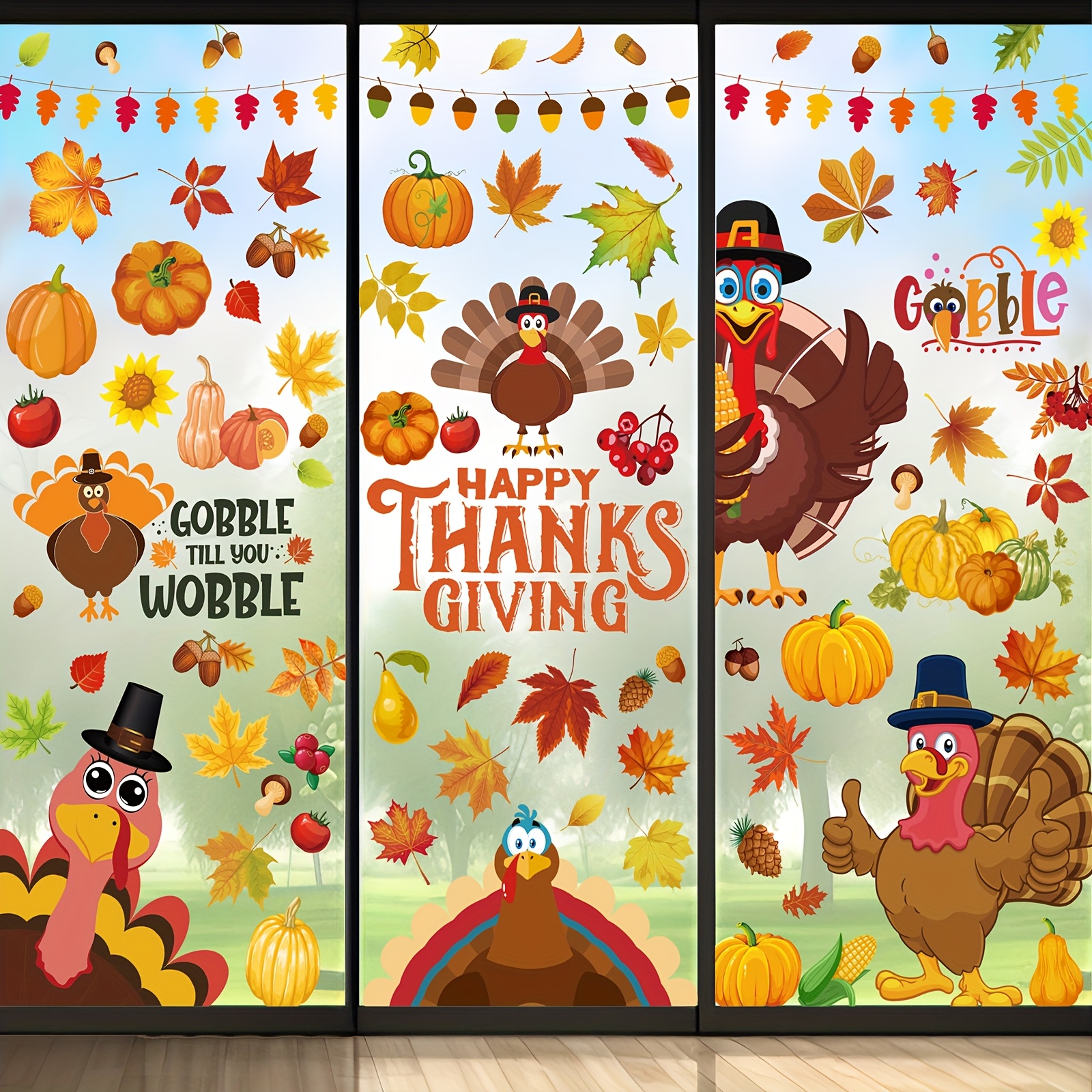 Turkey Window Clings