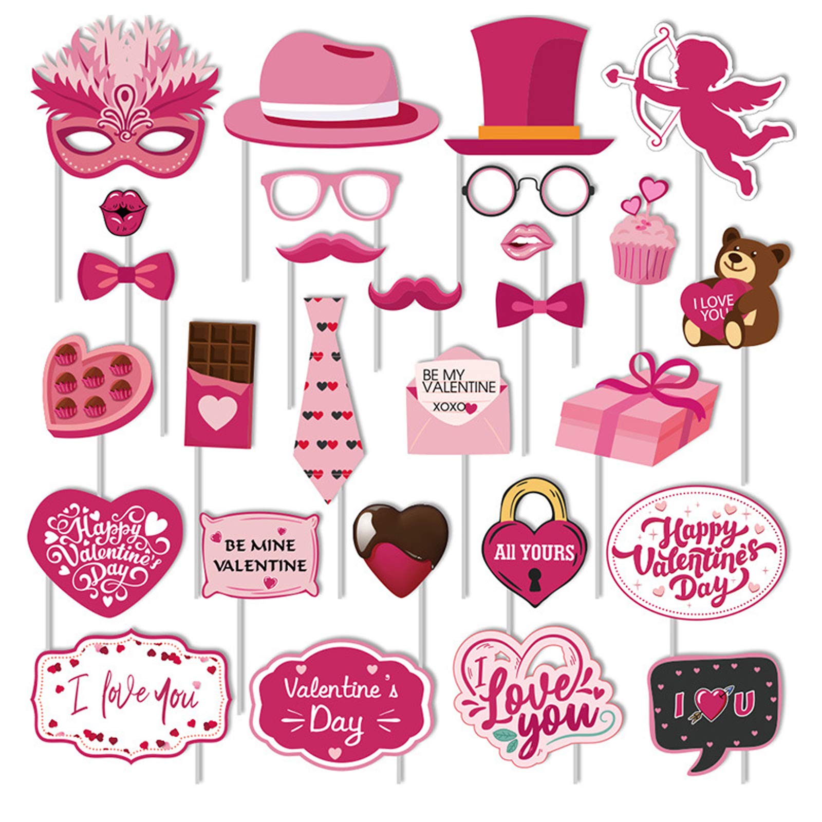 Valentines Day Photo Booth Props