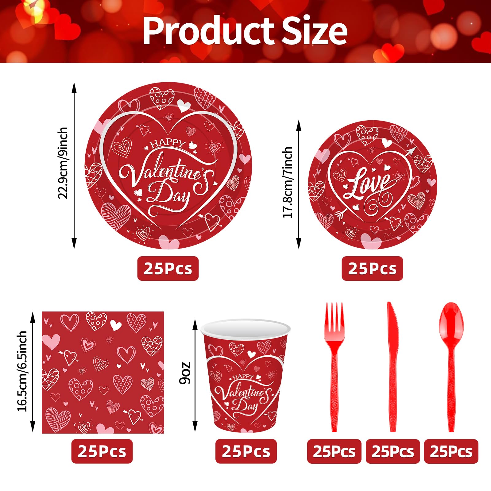 Valentines Tableware