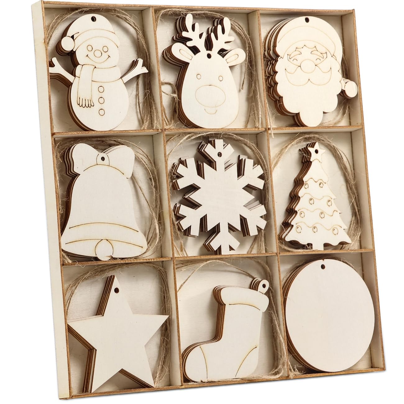 Wooden Christmas Ornaments