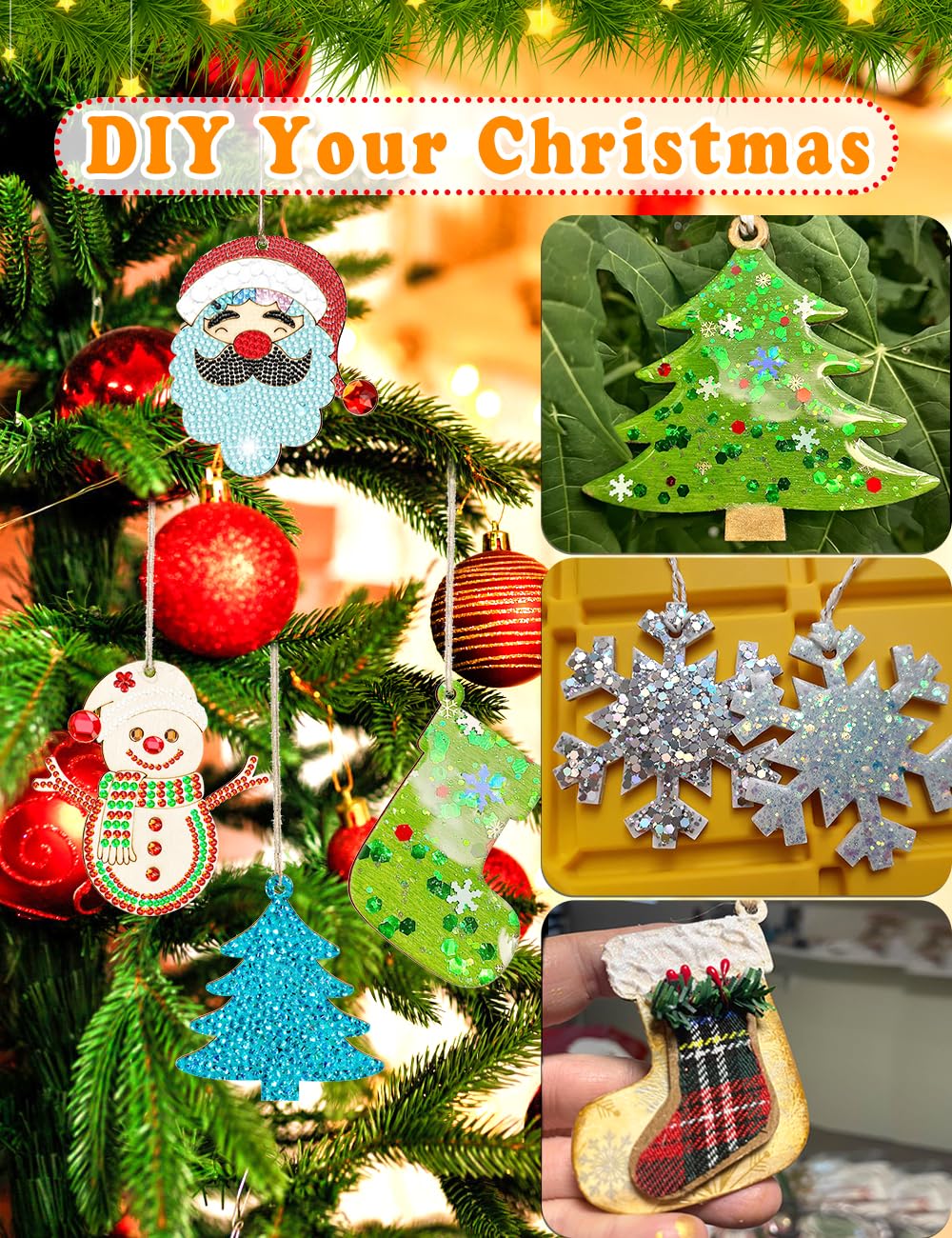 Wooden Christmas Ornaments