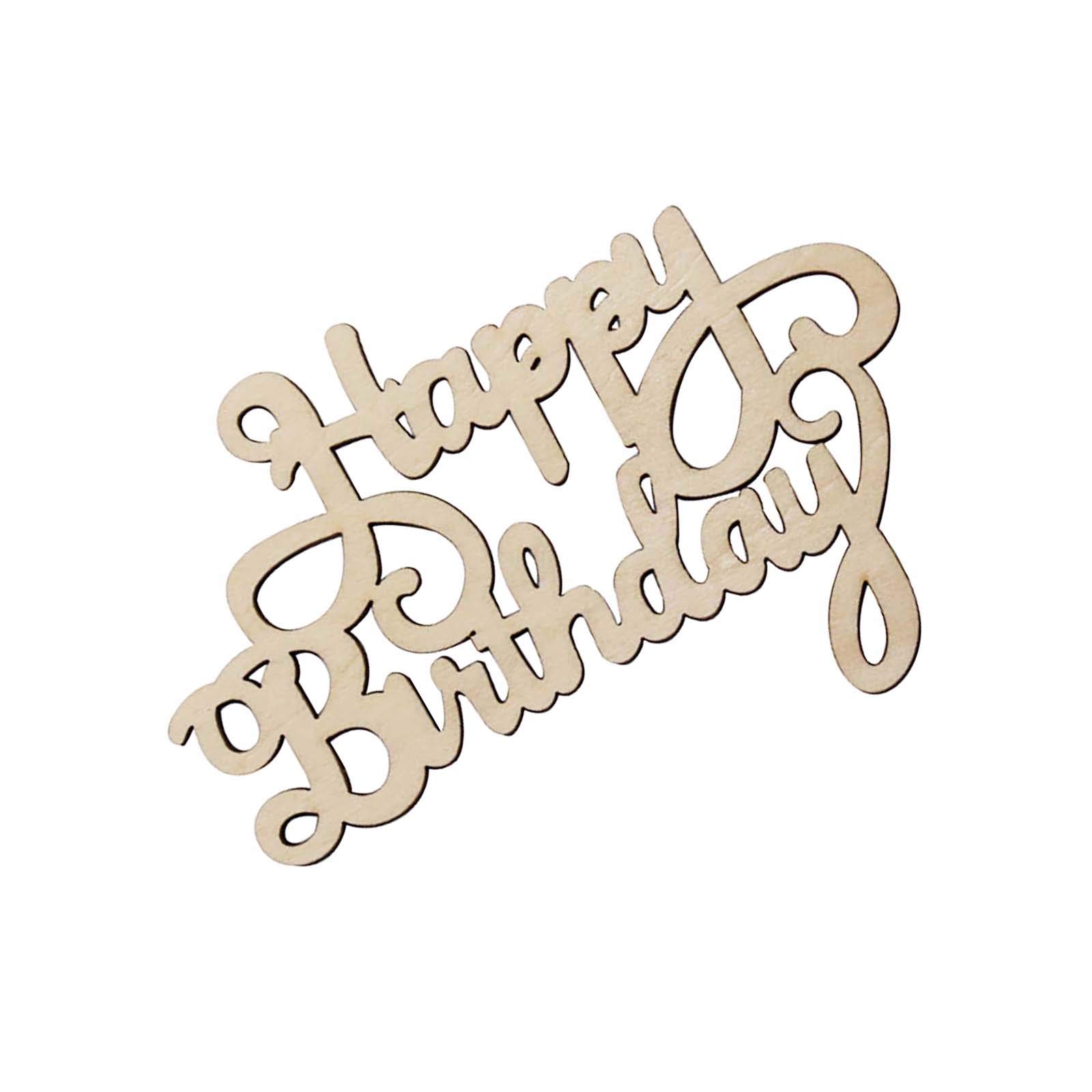 Wooden Craft Letters