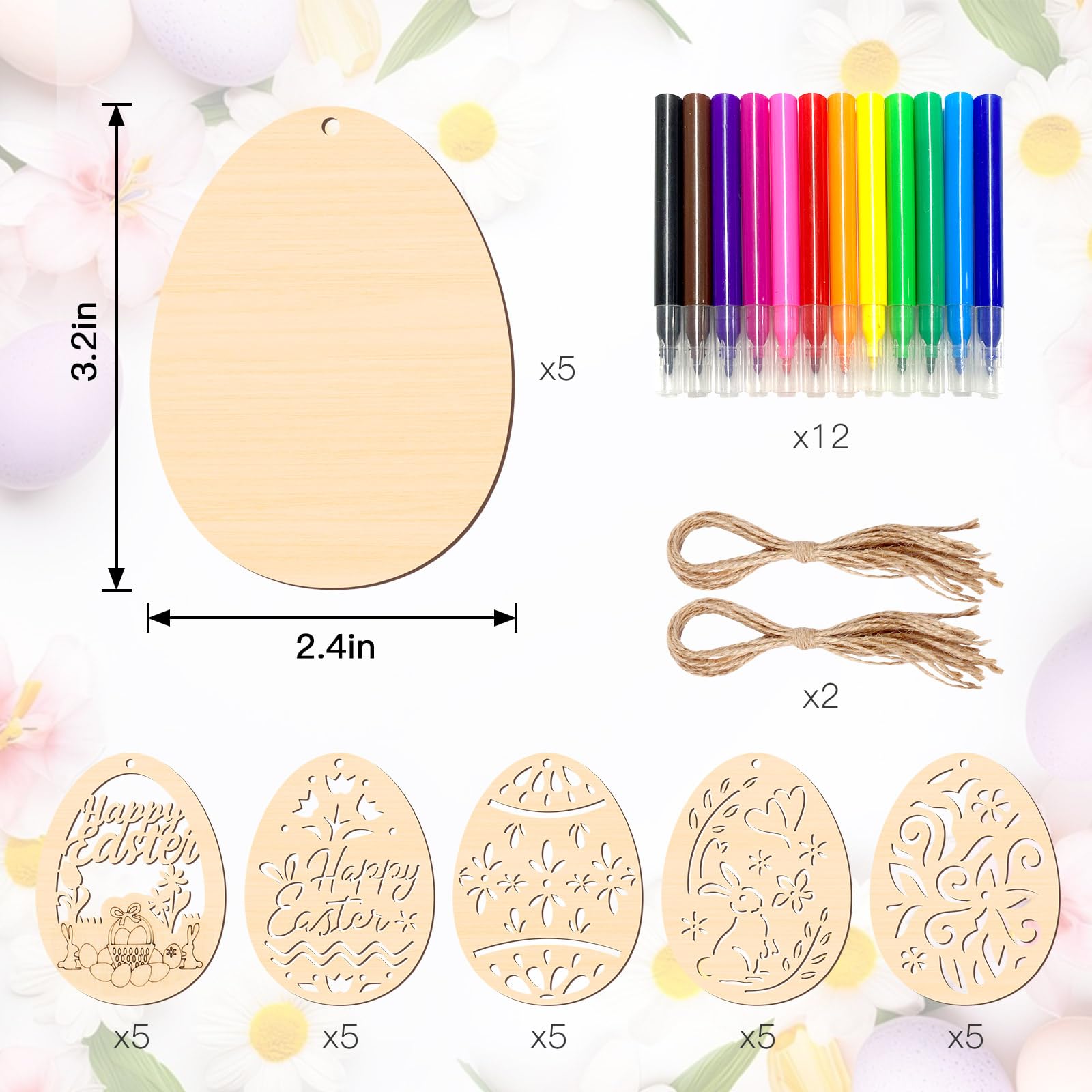 Wooden Ornaments To Paint