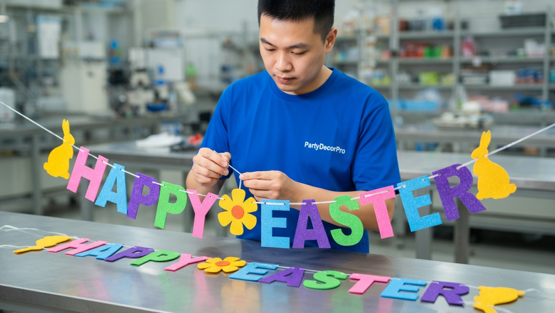 alphabet banner Manufacturing Process 