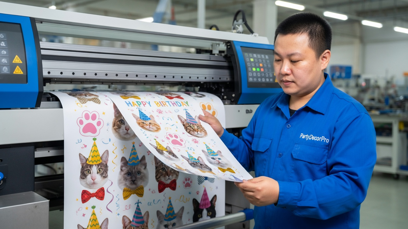 animal banner Manufacturing Process 