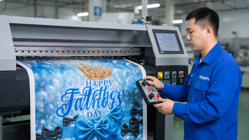 back drops Manufacturing Process 