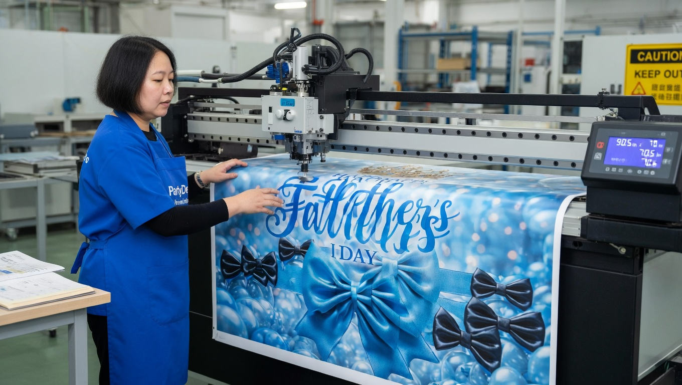 back drops Manufacturing Process 