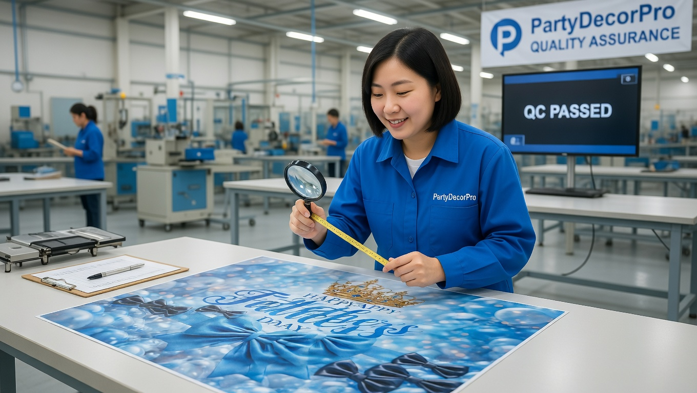 back drops Manufacturing Process 