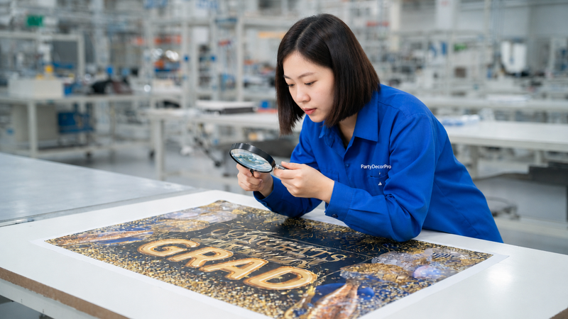 backdrop decoration Manufacturing Process 