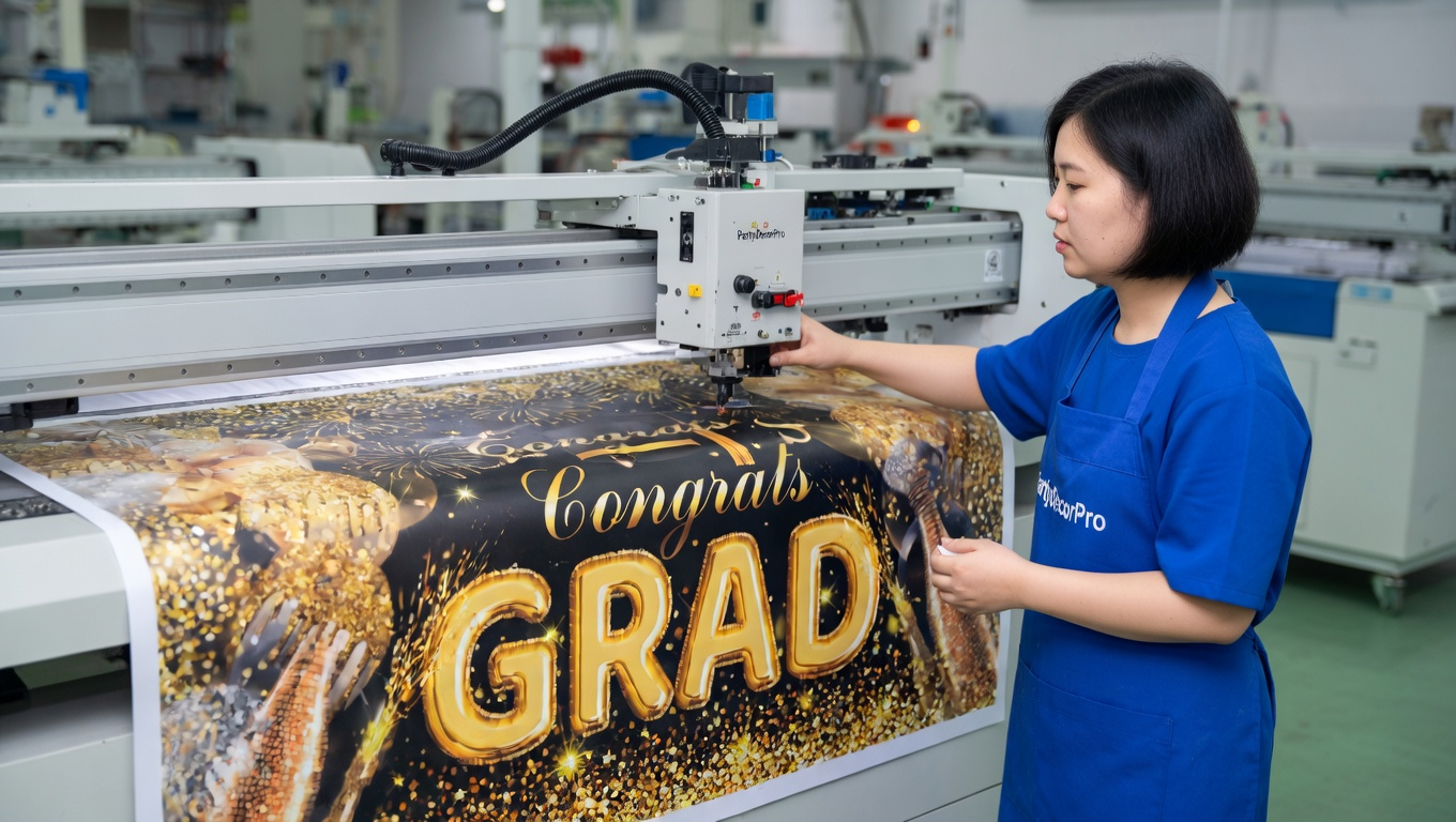 backdrop decoration Manufacturing Process 