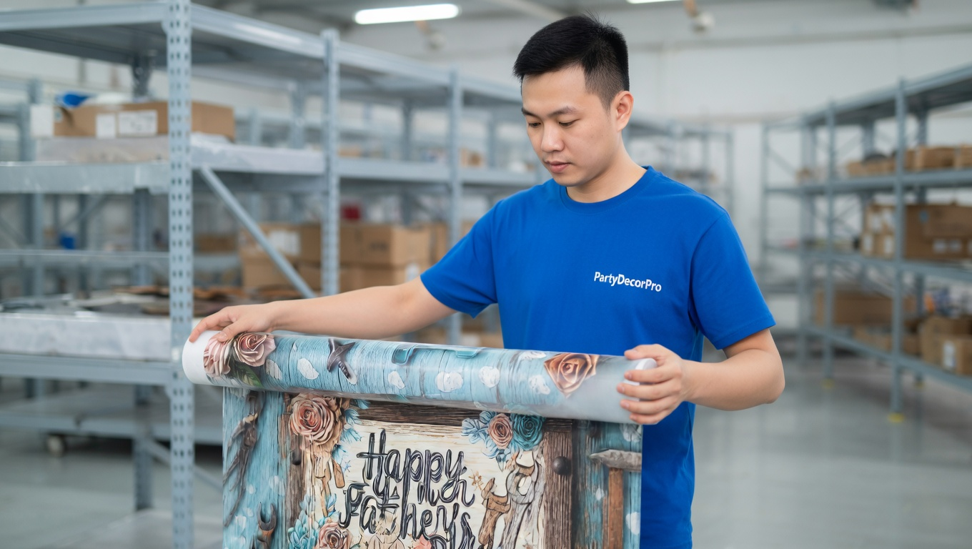 backdrops for parties Manufacturing Process 