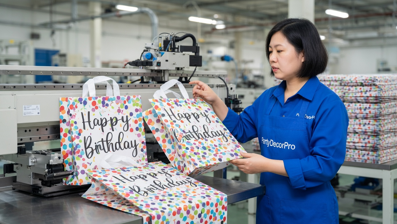 bag of gift Manufacturing Process