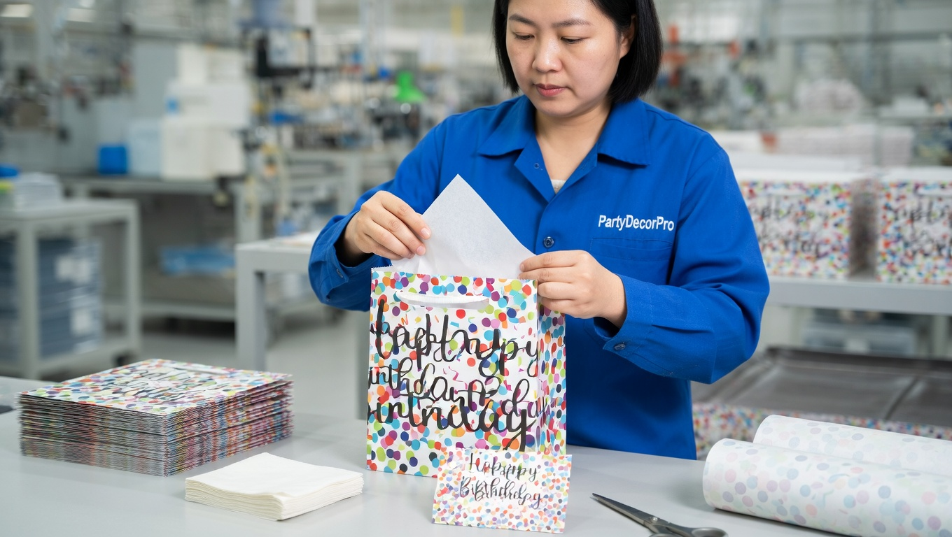 bag of gift Manufacturing Process