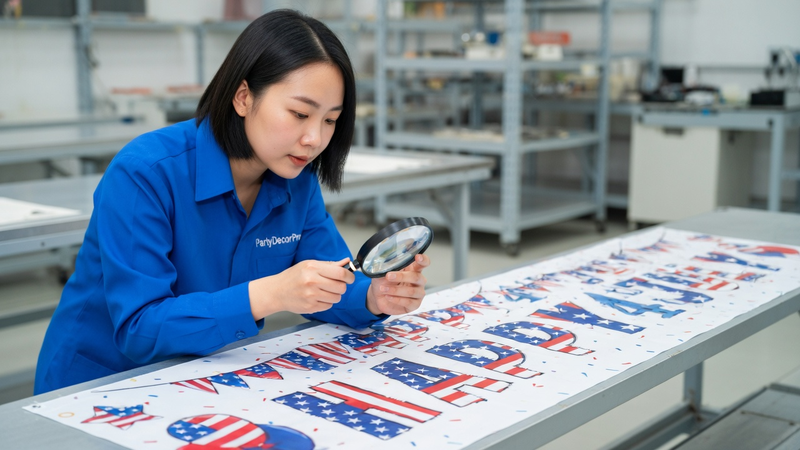 banner 4th of july Manufacturing Process 