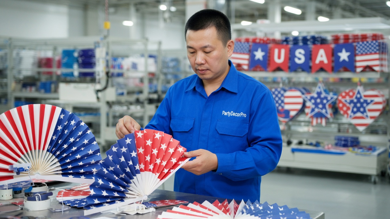 banner patriotic Manufacturing Process 