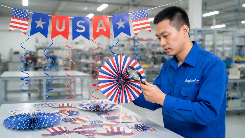 banner patriotic Manufacturing Process 