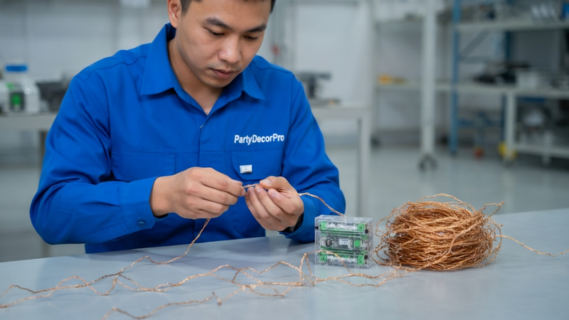 battery operated string lights Manufacturing Process 