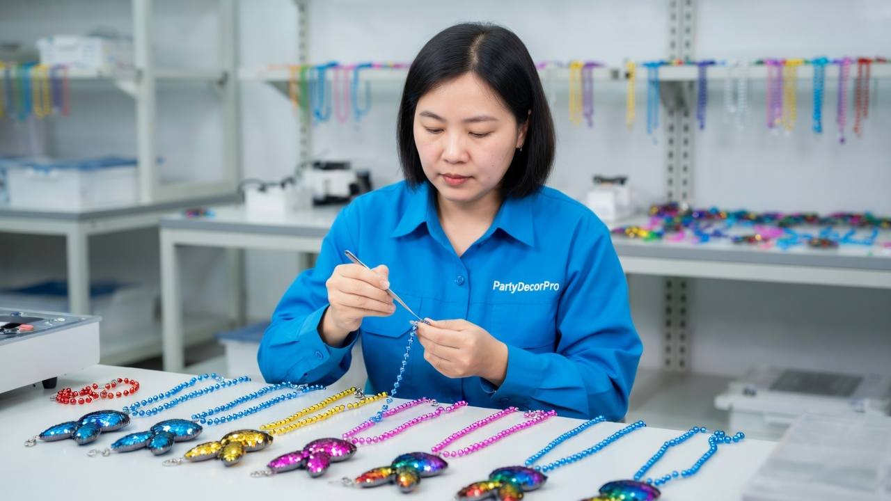 bead necklaces Manufacturing Process