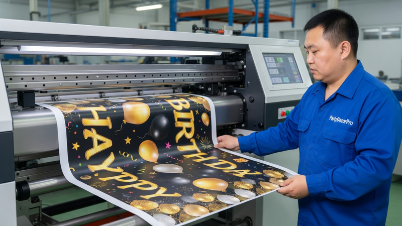 birthday banner Manufacturing Process 