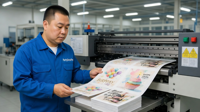 birthday cards Manufacturing Process 