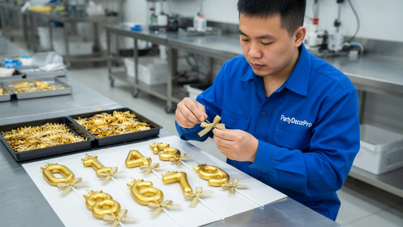 birthday decoration candles Manufacturing Process 