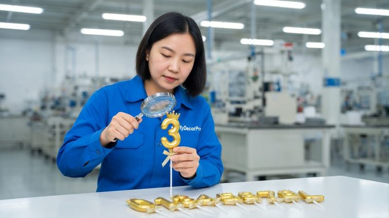 birthday decoration candles Manufacturing Process 