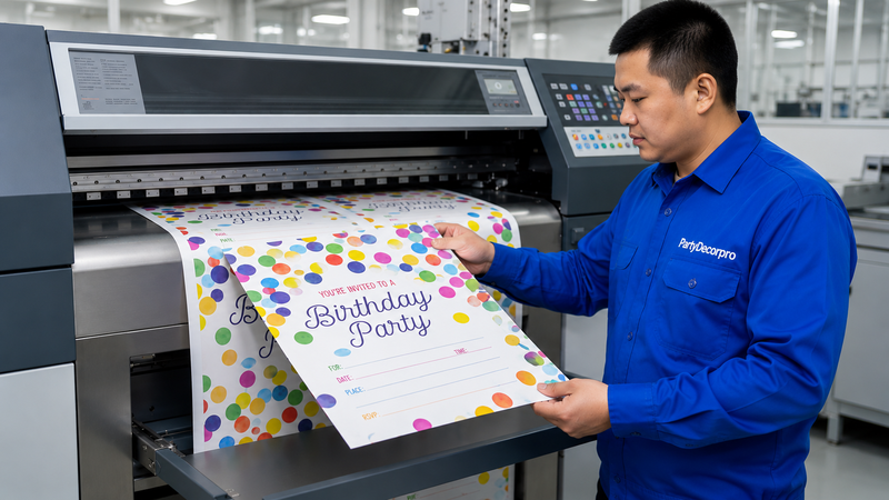 birthday invitations Manufacturing Process 