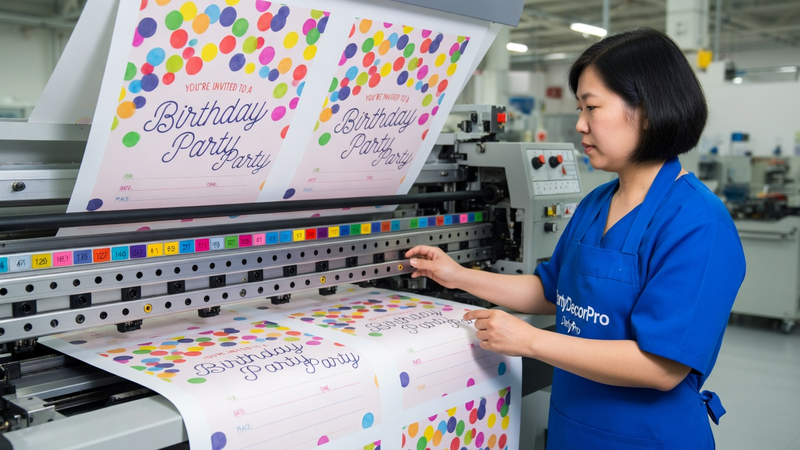 birthday invitations Manufacturing Process 