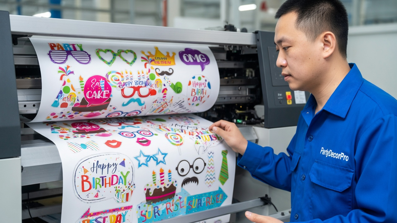 birthday photo booth props Manufacturing Process 