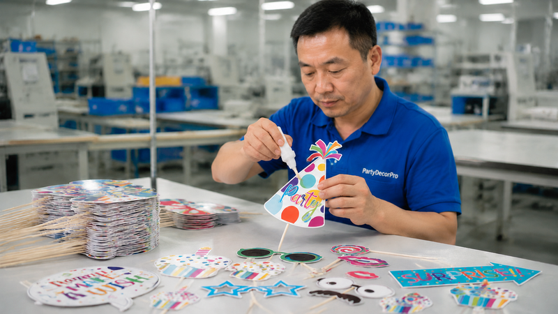 birthday photo booth props Manufacturing Process 