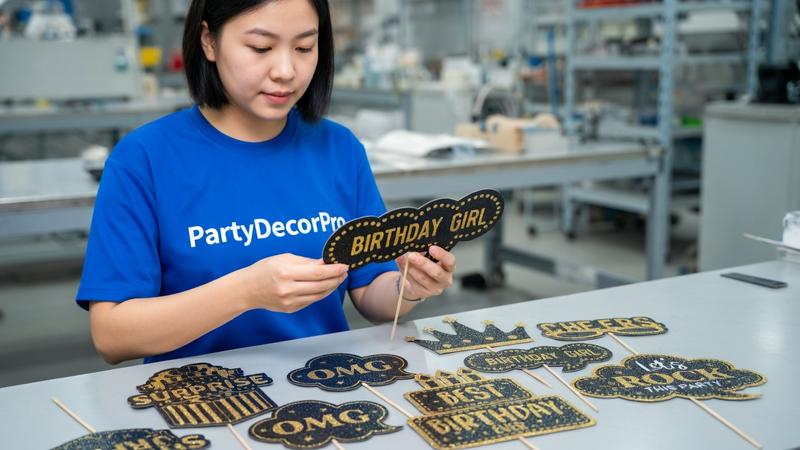 birthday photo props Manufacturing Process 