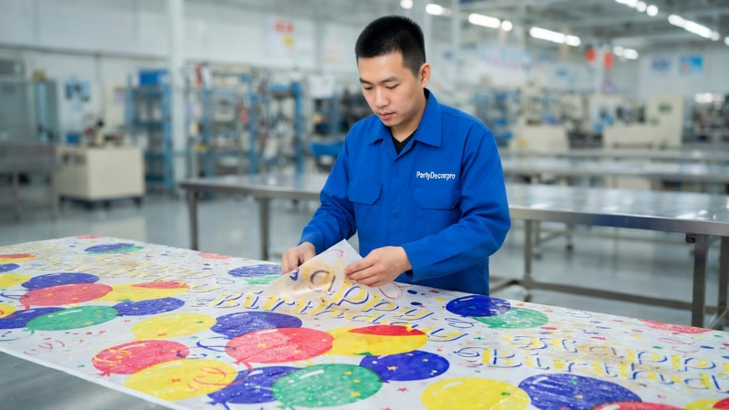 birthday tablecloths Manufacturing Process 