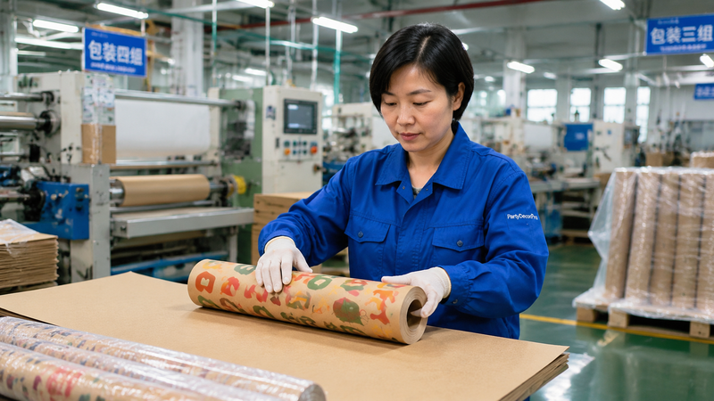 birthday wrapping paper Manufacturing Process