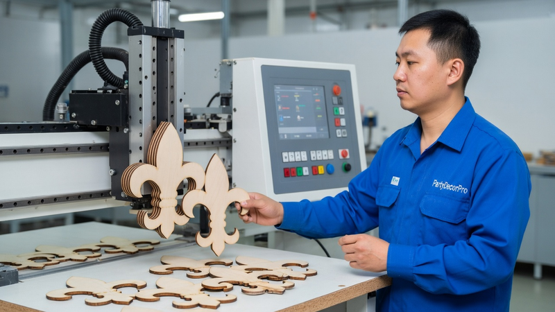 blank wooden ornaments Manufacturing Process 