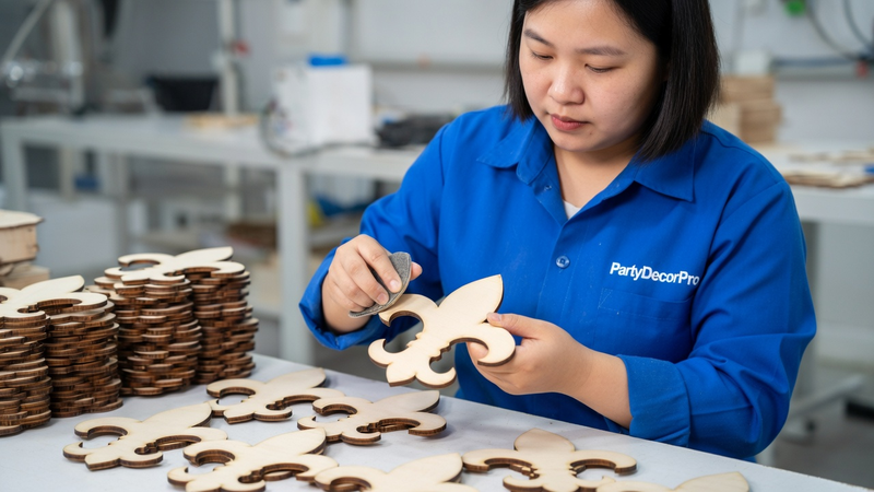 blank wooden ornaments Manufacturing Process 