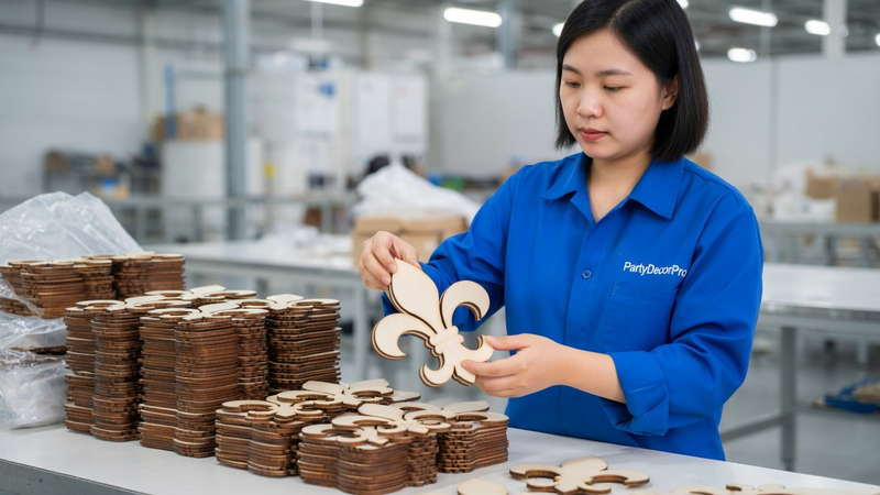 blank wooden ornaments Manufacturing Process 