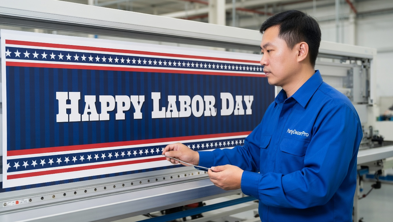 blue banner Manufacturing Process 
