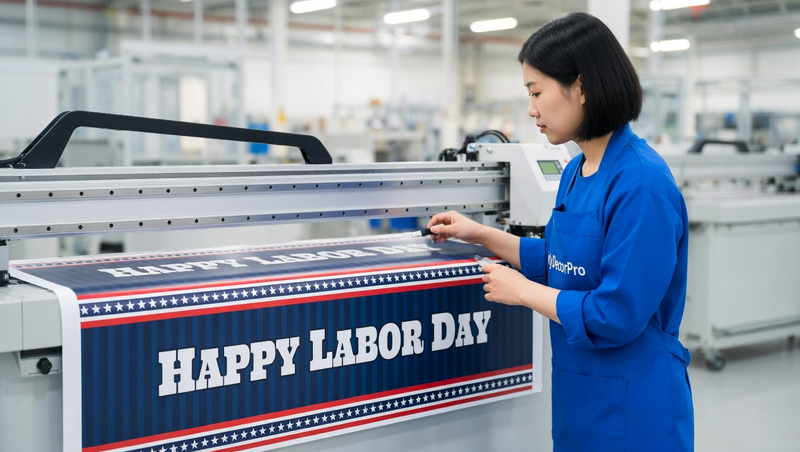 blue banner Manufacturing Process 