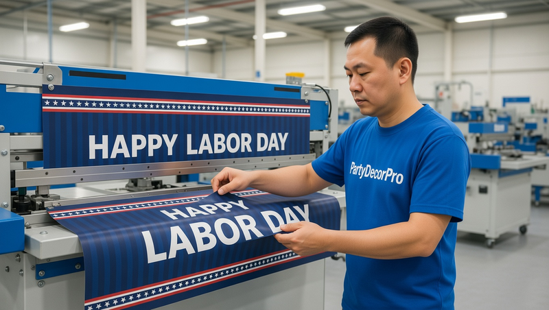 blue banner Manufacturing Process 