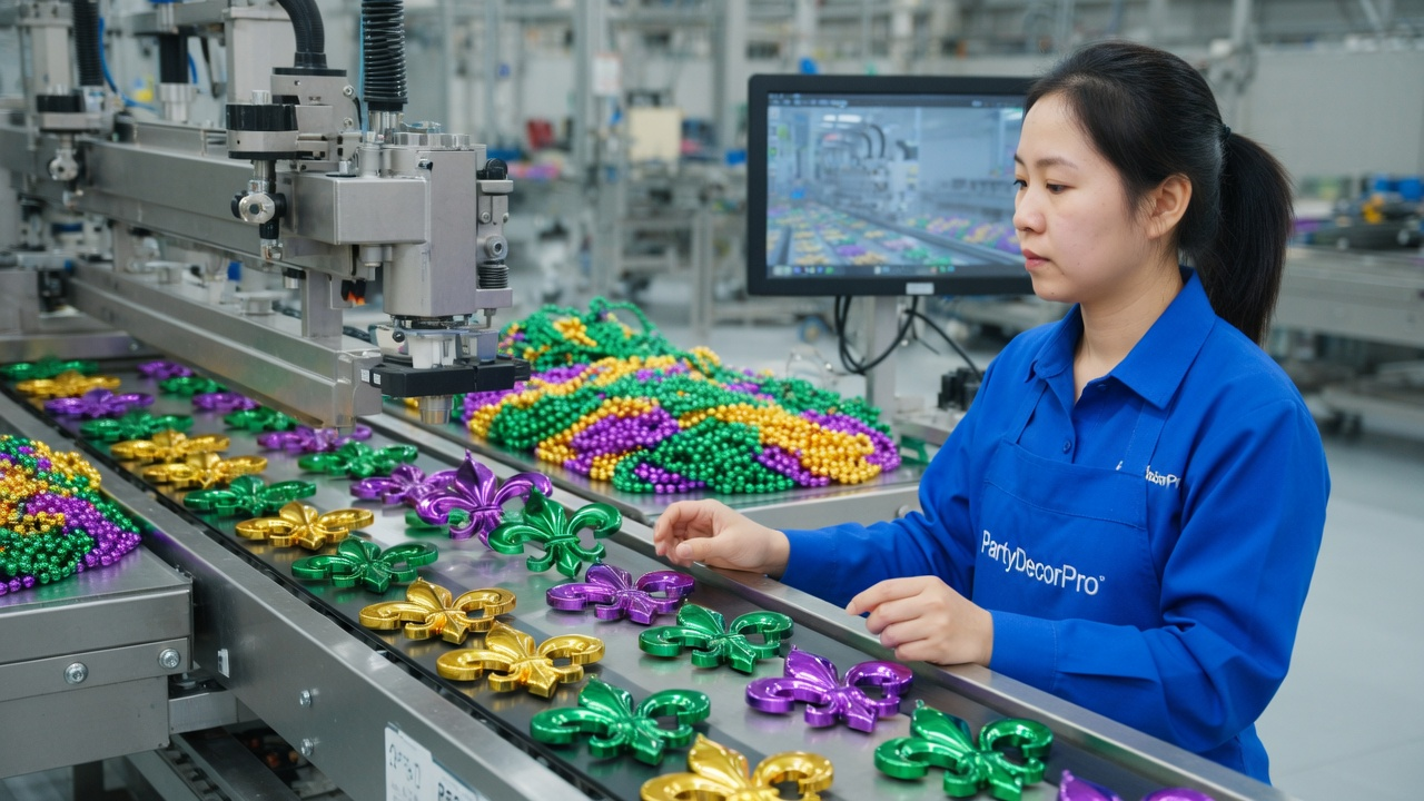 bulk mardi gras beads Manufacturing Process