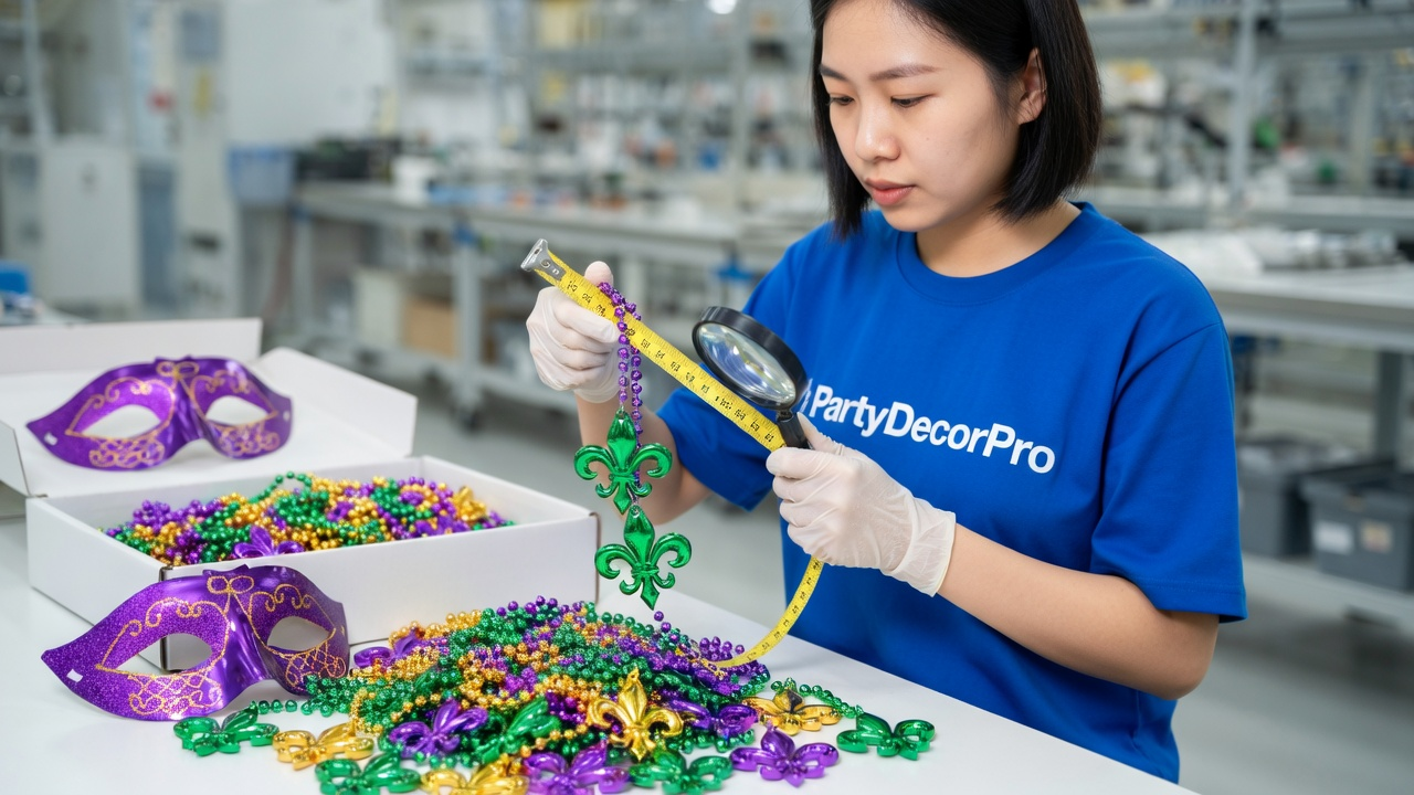 bulk mardi gras beads Manufacturing Process