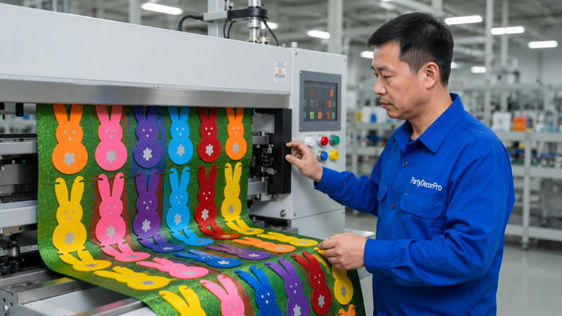 bunny banner Manufacturing Process 