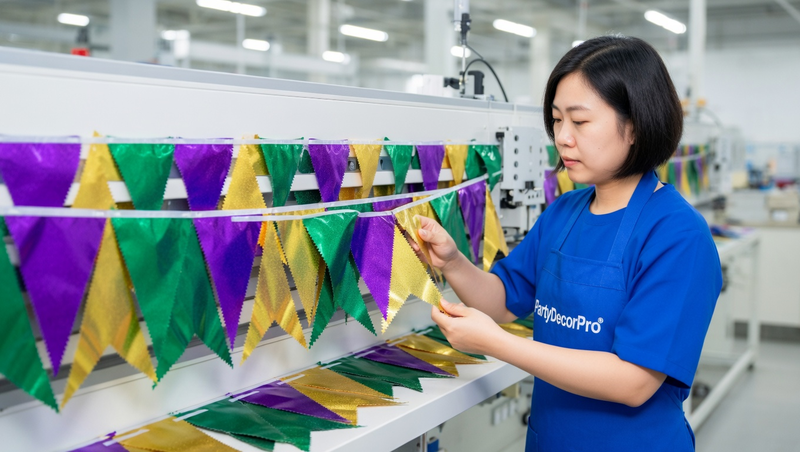 bunting banner Manufacturing Process 