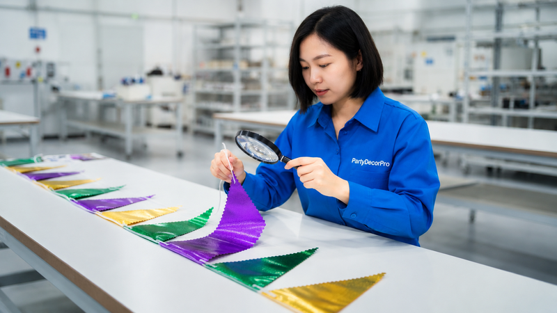 bunting banner Manufacturing Process 