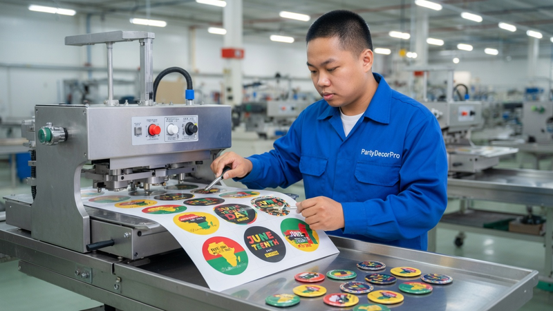 button pins Manufacturing Process 